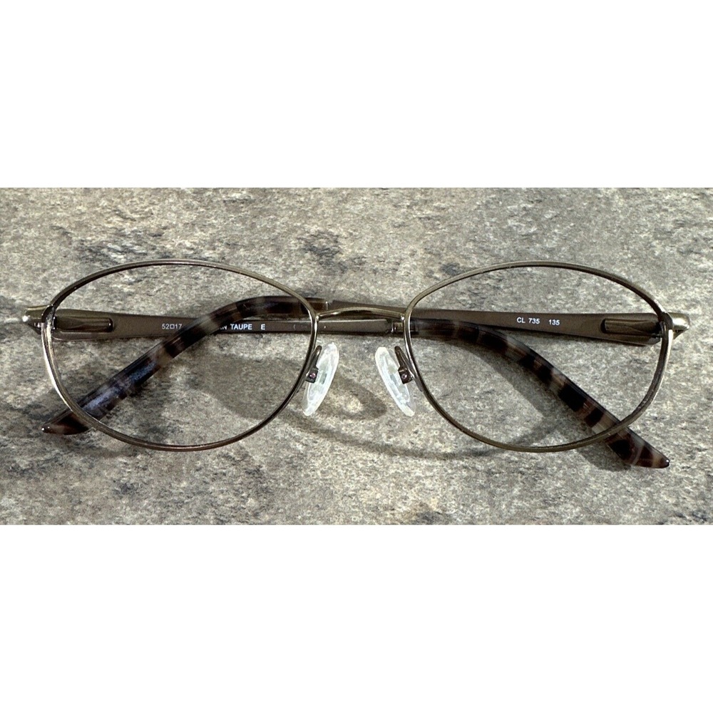Carolee New York CL735 Satin Taupe Flex Eyeglasses Frames 52-17-135-34mm G16